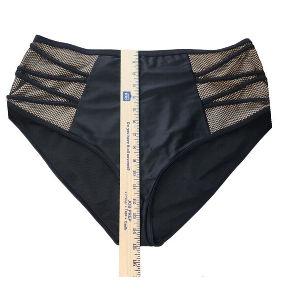 Hunter McGrady x Playful Promises Size 18 High Waisted Bikini Swim Bottoms - Picture 8 of 8